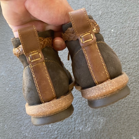 Born Temple Rust Suede Leather Ankle Boots Women’s 6 Boho F32529 - Picture 9 of 14